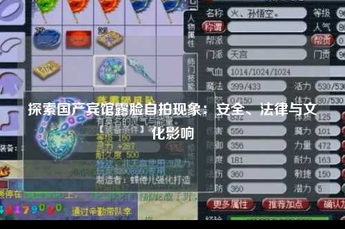 探索国产宾馆露脸自拍现象：安全、法律与文化影响