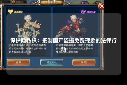 保护隐私权：抵制国产盗摄免费现象的法律行动
